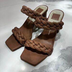 Dolce Vita Women's Tan Braided Sandals